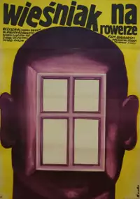 Plakat filmu Wieśniak na rowerze