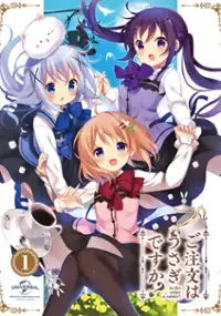 Plakat serialu Gochūmon wa Usagi Desu ka?