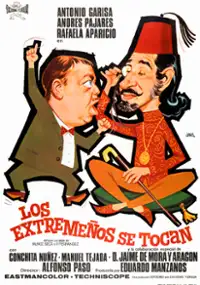 Plakat filmu Los Extreme&ntilde;os se tocan