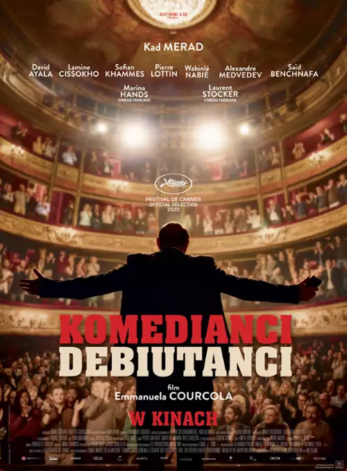 plakat filmu Komedianci debiutanci