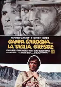 Plakat filmu Campa carogna... la taglia cresce