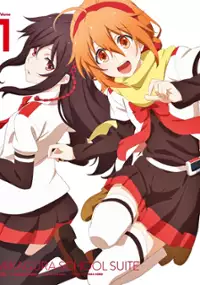 Plakat serialu Mikagura Gakuen Kumikyoku