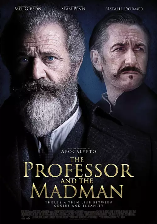 plakat filmu Profesor i szaleniec