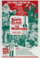 plakat filmu Święty Mikołaj wyrusza na podbój Marsa