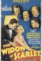 plakat filmu The Widow in Scarlet