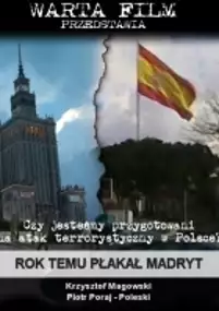 Plakat filmu Rok temu płakał Madryt