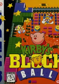 Plakat gry Kirby no Block Ball