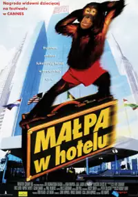 Plakat filmu Małpa w hotelu