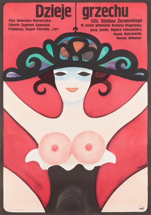 plakat filmu Dzieje grzechu