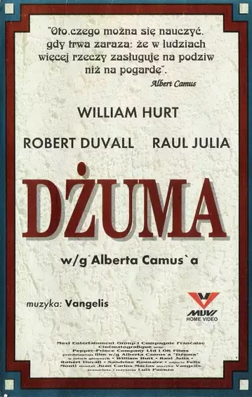 plakat filmu Dżuma