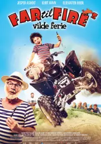 Plakat filmu Tata i jego czw&oacute;rka: Szalone wakacje