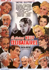 Plakat filmu Ils étaient neuf célibataires