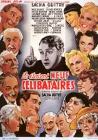 plakat filmu Ils étaient neuf célibataires