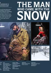 Plakat filmu Człowiek, który przybył ze śniegiem
