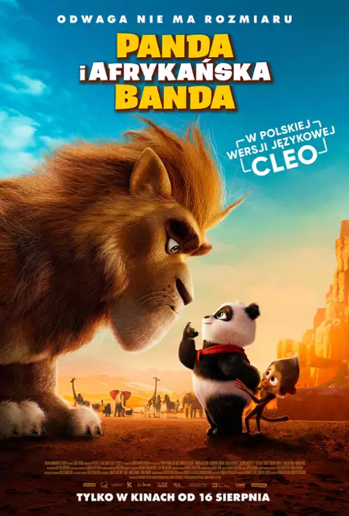 plakat filmu Panda i afrykańska banda