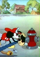 plakat filmu Straż pożarna Mikiego