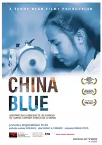 Plakat filmu Chiny w kolorze blue
