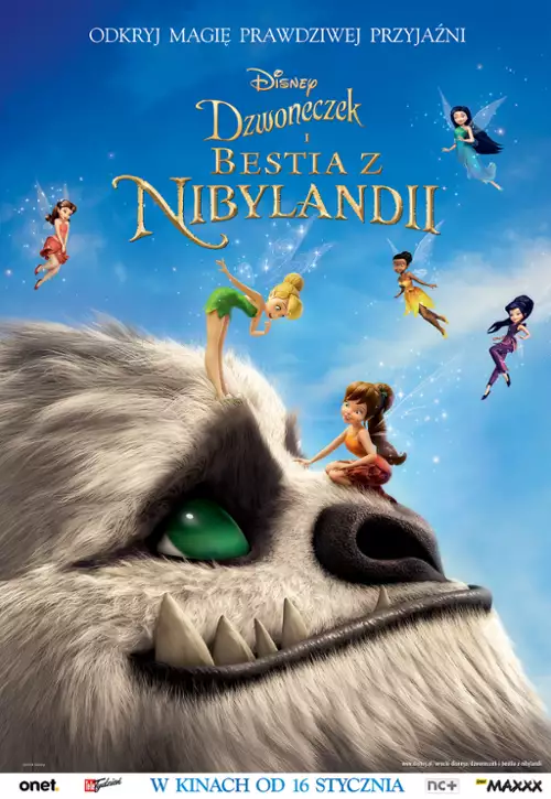 plakat filmu Dzwoneczek i bestia z Nibylandii