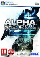 plakat gry Alpha Protocol: Szpiegowska gra RPG