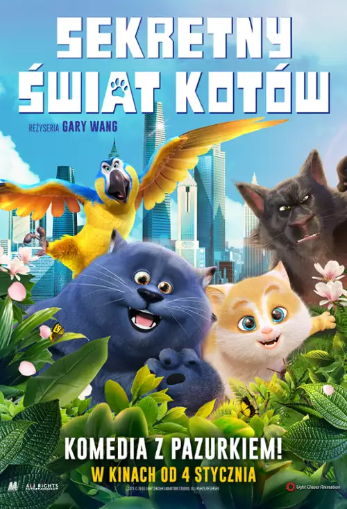 plakat filmu Sekretny świat kotów