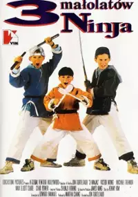 Plakat filmu Trzech małolat&oacute;w ninja