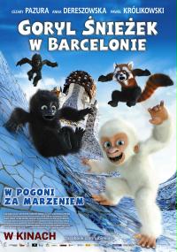 plakat filmu Goryl Śnieżek w Barcelonie