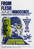 plakat filmu Frankenstein stworzył kobietę