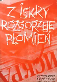 Plakat filmu Z iskry rozgorzeje płomień