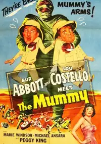 Plakat filmu Abbott i Costello spotykają Mumię