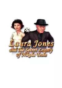 Plakat gry Laura Jones and the Secret Legacy of Nikola Tesla
