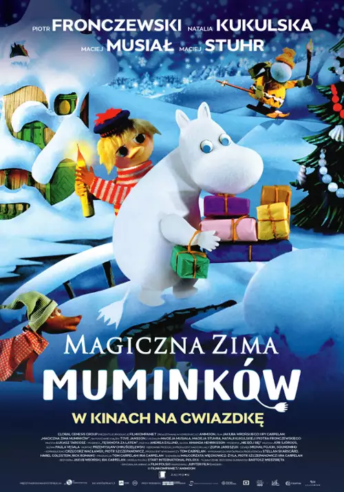 plakat filmu Magiczna zima Muminków