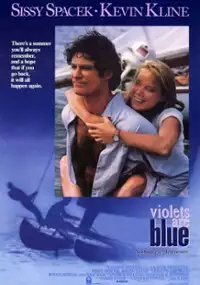 Plakat filmu Fiołki są błękitne