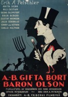 plakat filmu A.-B. gifta bort baron Olson