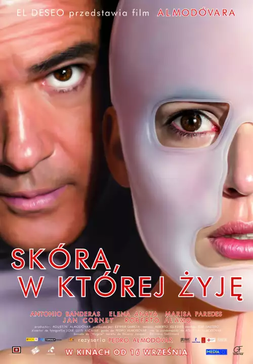 plakat filmu Skóra, w której żyję