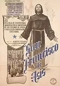 Plakat filmu San Francisco de Asís