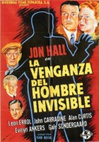 plakat filmu Zemsta niewidzialnego człowieka
