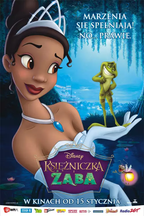 plakat filmu Księżniczka i Żaba
