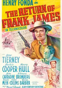 Plakat filmu Powr&oacute;t Franka Jamesa