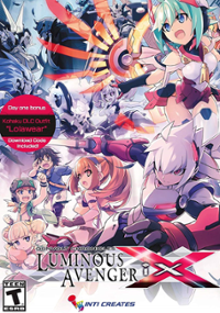 Plakat gry Shiroki Koutetsu no X: The Out of Gunvolt