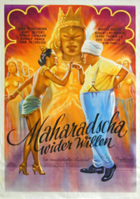 Plakat filmu Maharadscha wider Willen