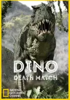 plakat filmu Śmiertelne starcie dinozaurów