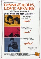 plakat filmu Niebezpieczne związki, 1960