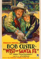 plakat filmu West of Santa Fe