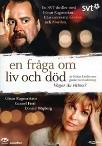Plakat serialu En Fråga om liv och död