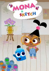 Plakat serialu Mona & Sketch