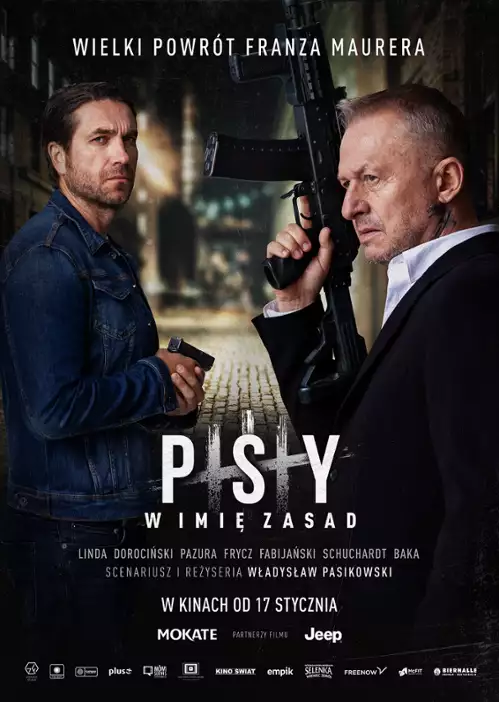 plakat filmu Psy 3. W imię zasad