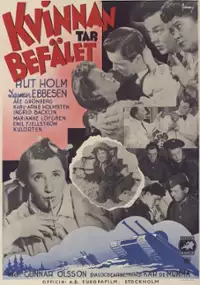 Plakat filmu Kvinnan tar befälet