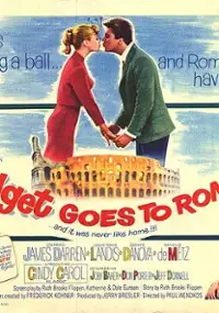 Plakat filmu Gidget wyrusza do Rzymu