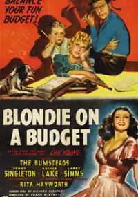 Plakat filmu Blondie on a Budget