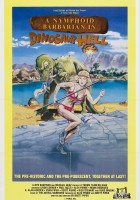 plakat filmu Barbarzyńska nimfomanka w piekle dinozaurów